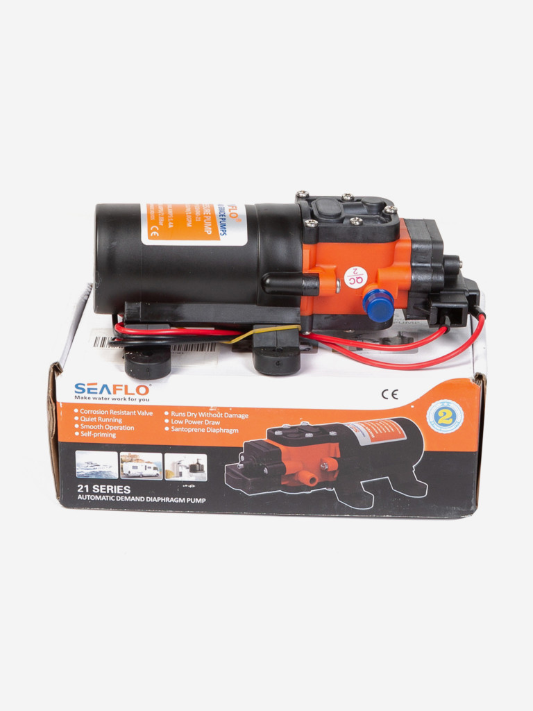 Помпа водоподающая SeaFlo мембранная, 24V, 3.8 л/мин, 2.8 BAR, 40 PSI