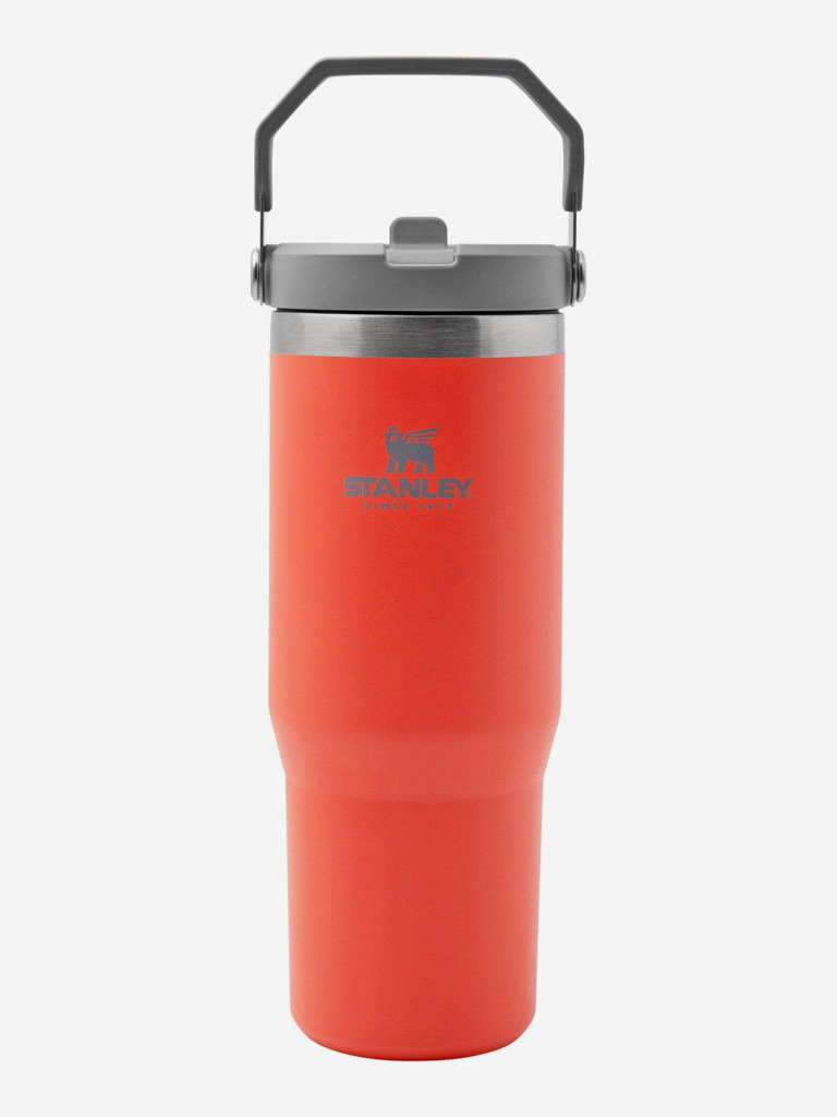 Термокружка Stanley IceFlow Flip Straw Tumbler, 890 мл, оранжевая