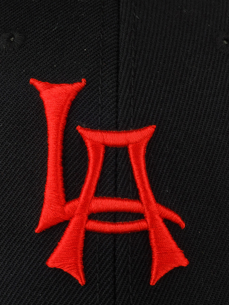 Бейсболка AMERICAN NEEDLE SMU678B-LOS Los angeles angels Stadium ML (черный)