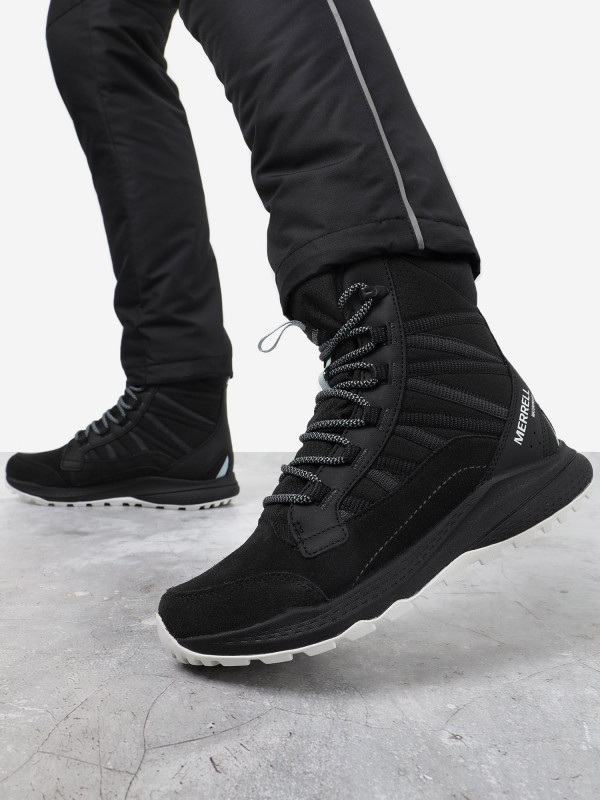 Ботинки утепленные женские Merrell Bravada Edge 2 Thermo Mid WP арт. J036798 черный цвет — купить за 22999 руб., отзывы в интернет-магазине Спортмастер