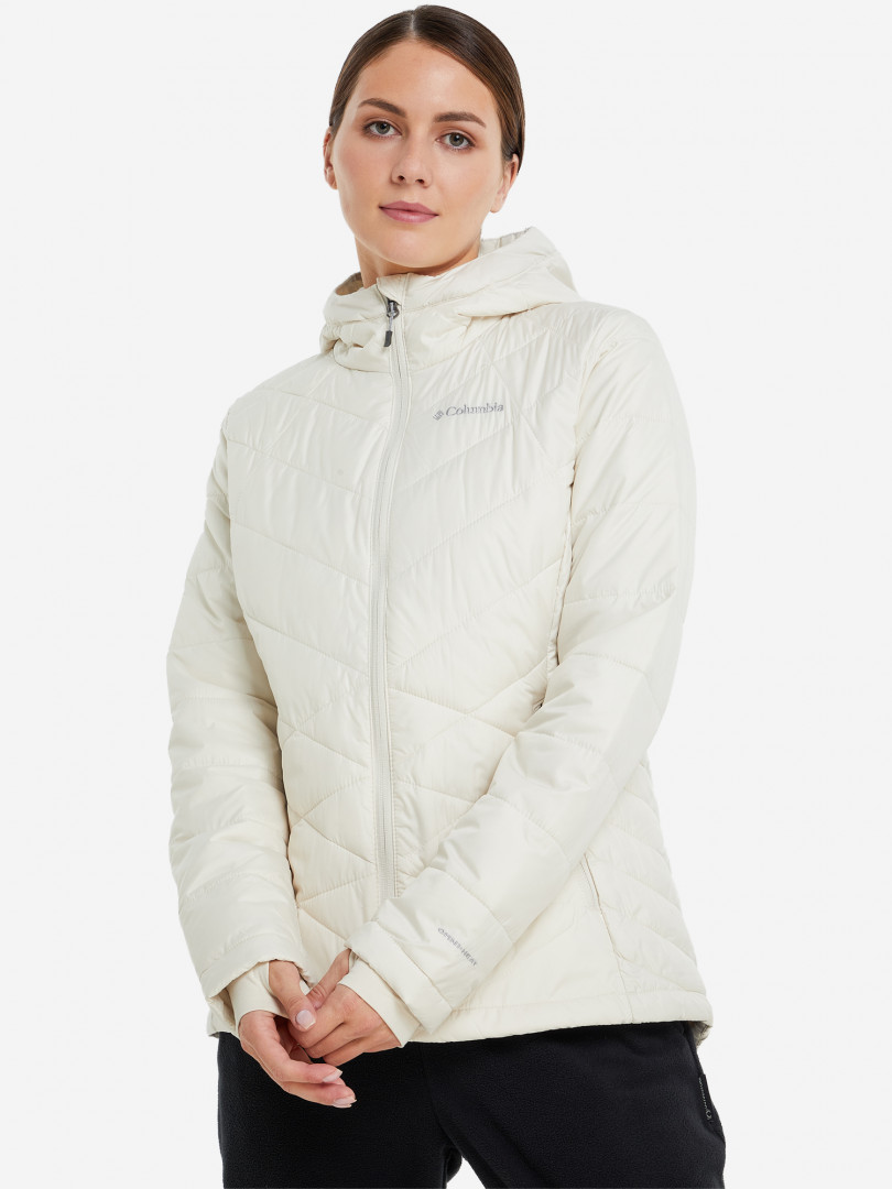 фото Куртка утепленная женская columbia heavenly hdd jacket, бежевый