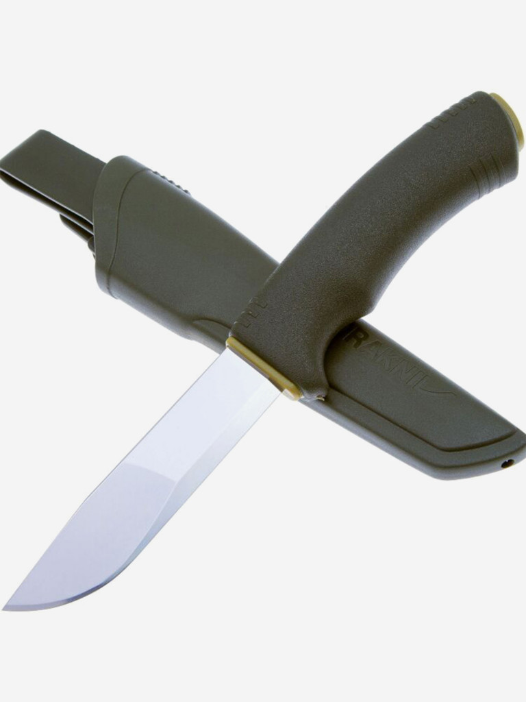 Нож охотничий Morakniv Bushcraft Forest тактический, туристический, нержавеющая сталь, клинок 109 мм