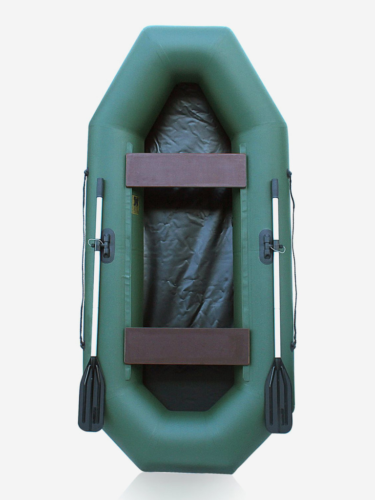 Лодка ПВХ "Чирок-240" (без слани), зеленая
