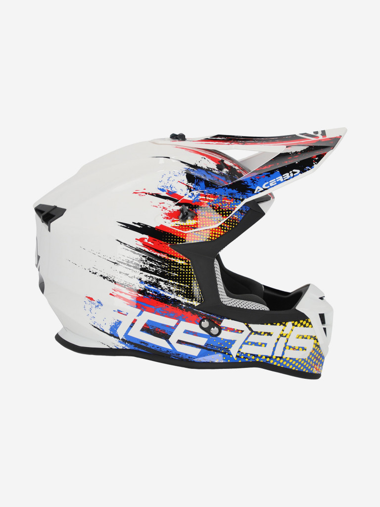 Мотошлем Кроссовый взрослый Acerbis LINEAR 22-06 White/Blue/Red