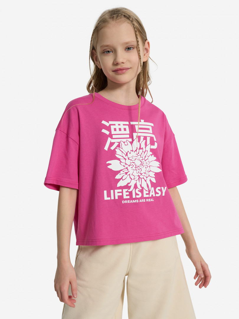 Футболка для девочек Demix Розовый 349₽