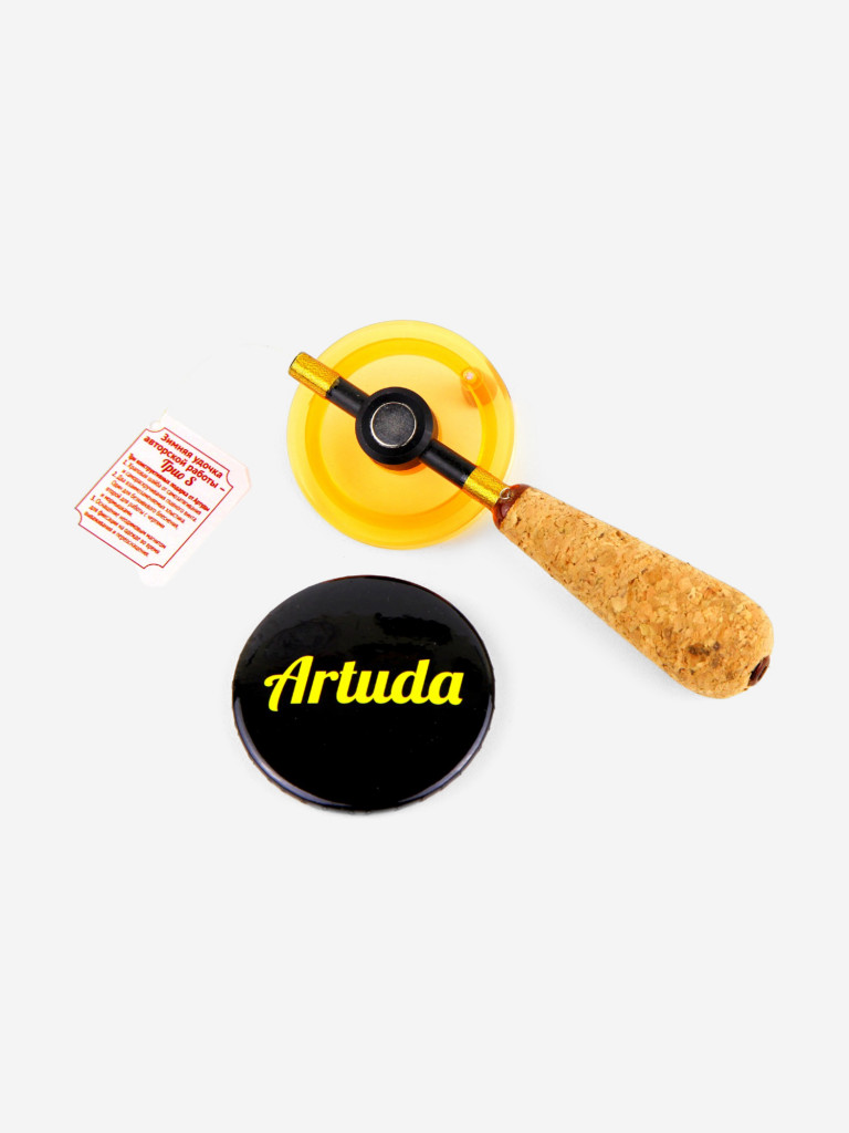Универсальная зимняя удочка Artuda Artuda Трио S оранжевая