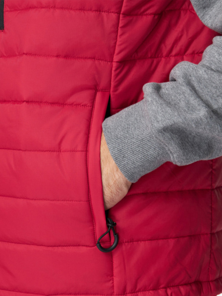 Жилет мужской Alaskan Juneau Vest Red утепленный стеганый для рыбалки и охоты