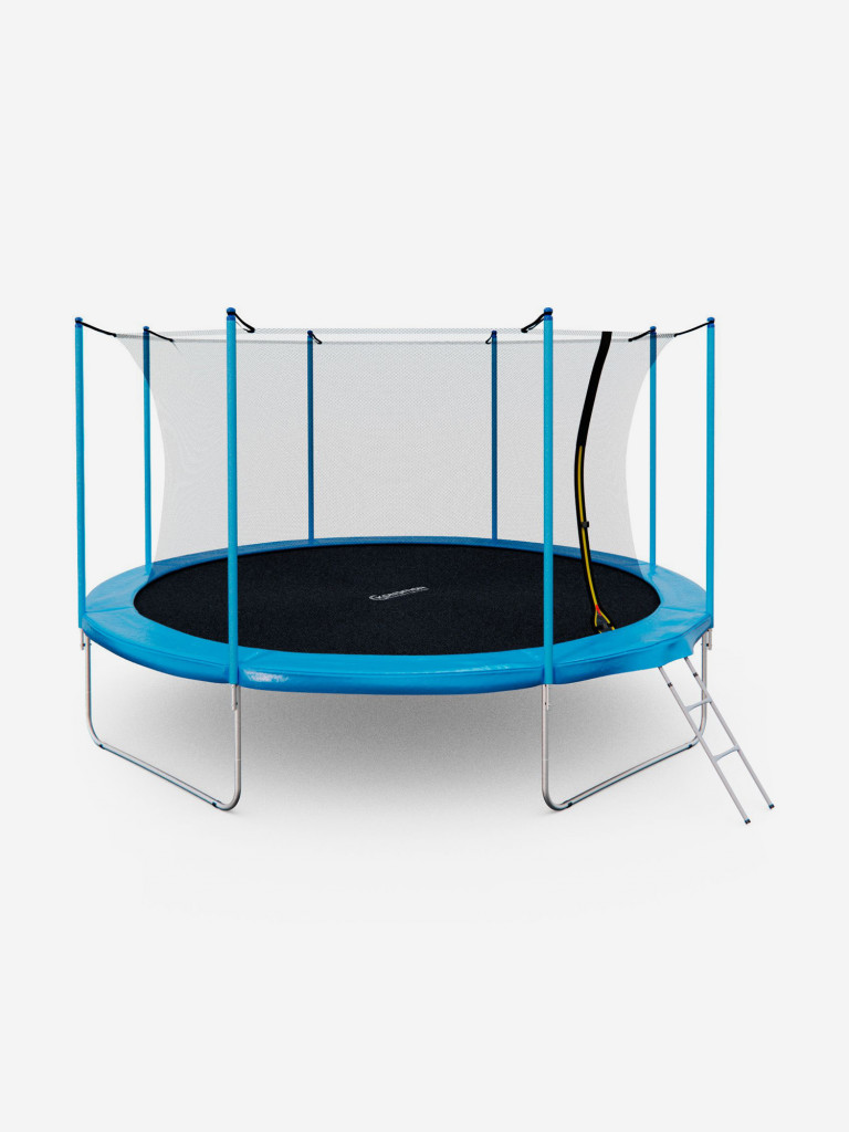 Батут каркасный с сеткой DFC Kondition 14 ft с лестницей