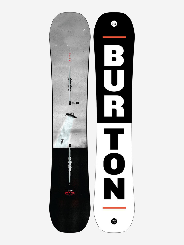 Сноуборд Burton Process Flying V арт. 10712106000 черный/серый