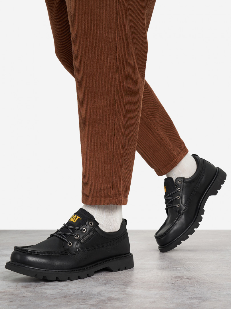 фото Полуботинки мужские caterpillar colorado moc toe low, черный