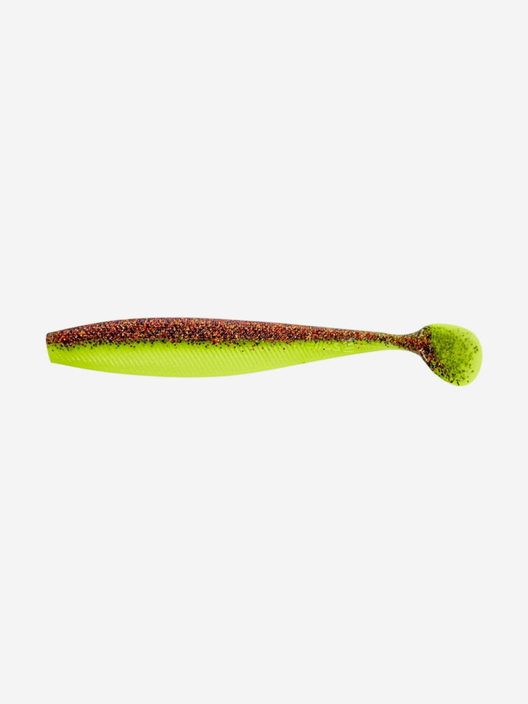 Мягкая приманка Helios Trofey, 5,5'' / 14 см, Golden Lime, 4 шт (HS-25-048)