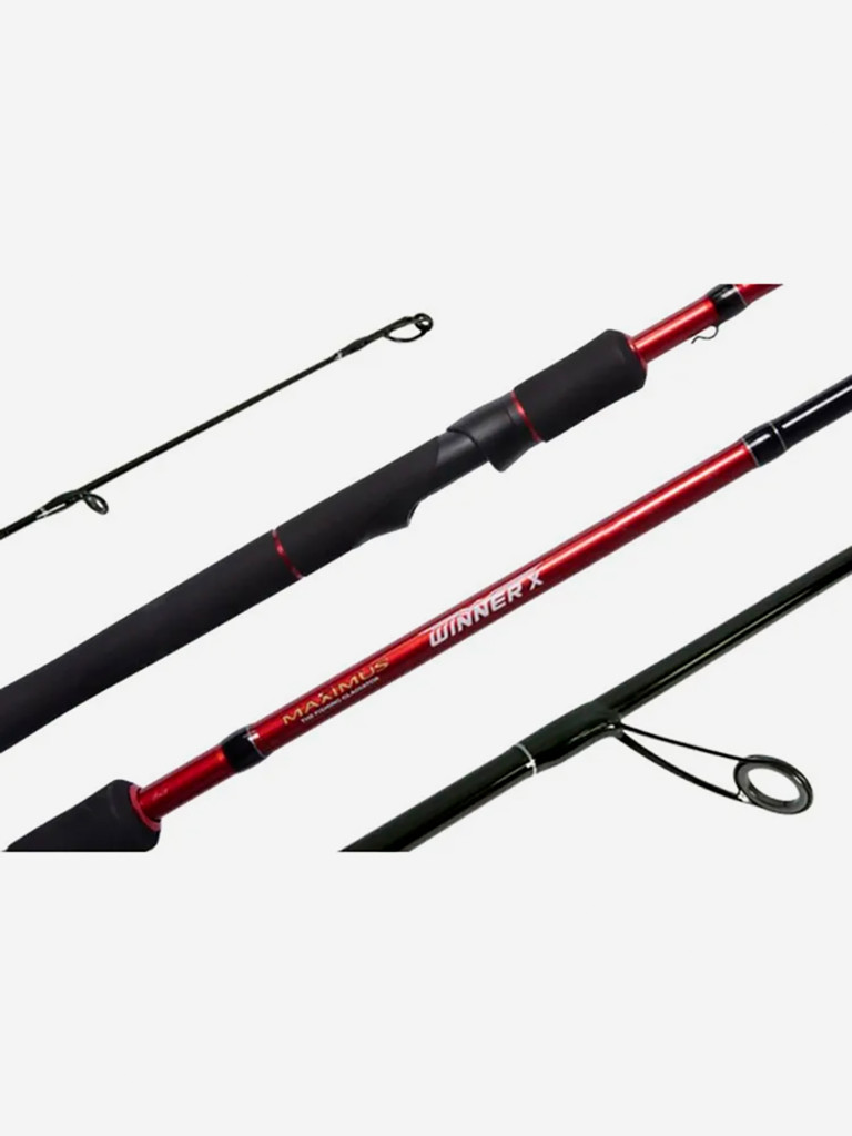 Спиннинг Maximus WINNER NEW-X 24L 2.4 м 3-15 г + Шнур Power Phantom WaterSnake PE 135m, защитно-зеленый #0,6 (7,3кг), 0,12mm