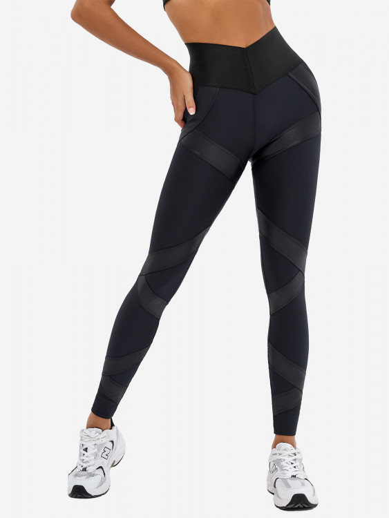 Лосины женские Bona Fide Mummy Strip Skin Edition "Black"