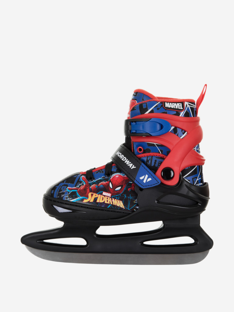 Коньки раздвижные детские Nordway SPIDER-MAN, 2020-21
