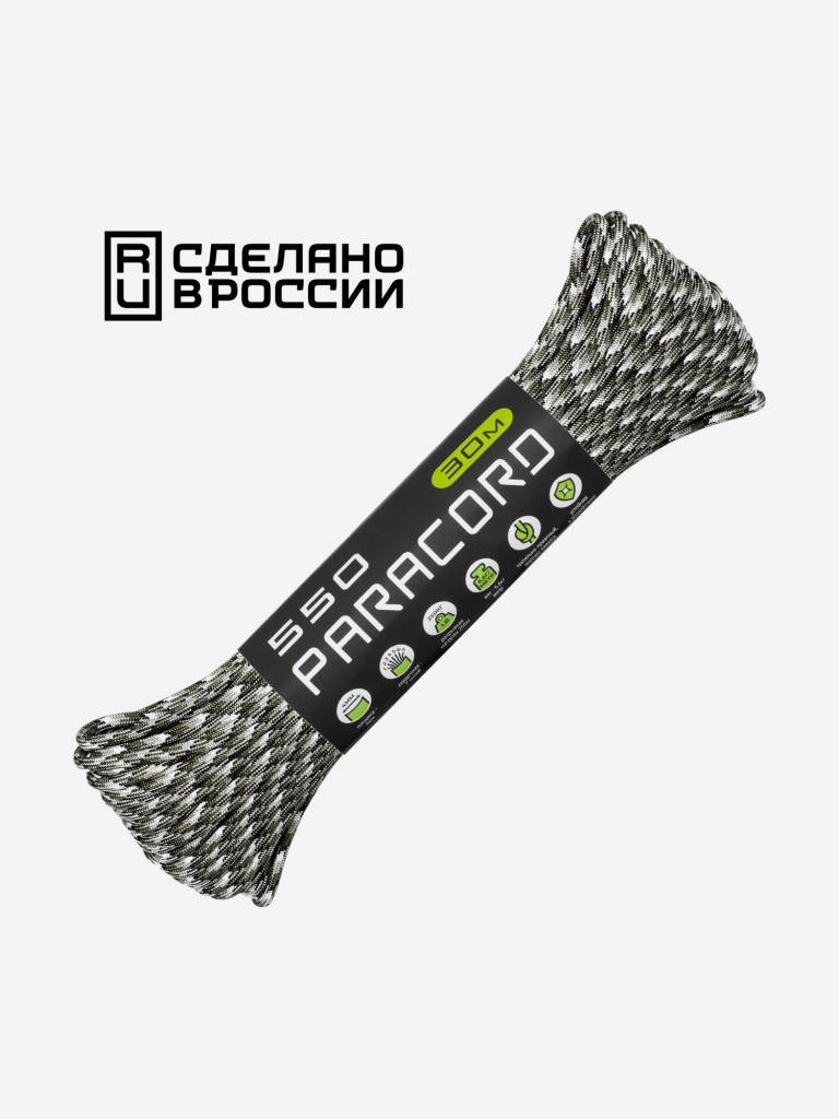 Паракорд 550 CORD nylon 30м RUS (siberian camo)