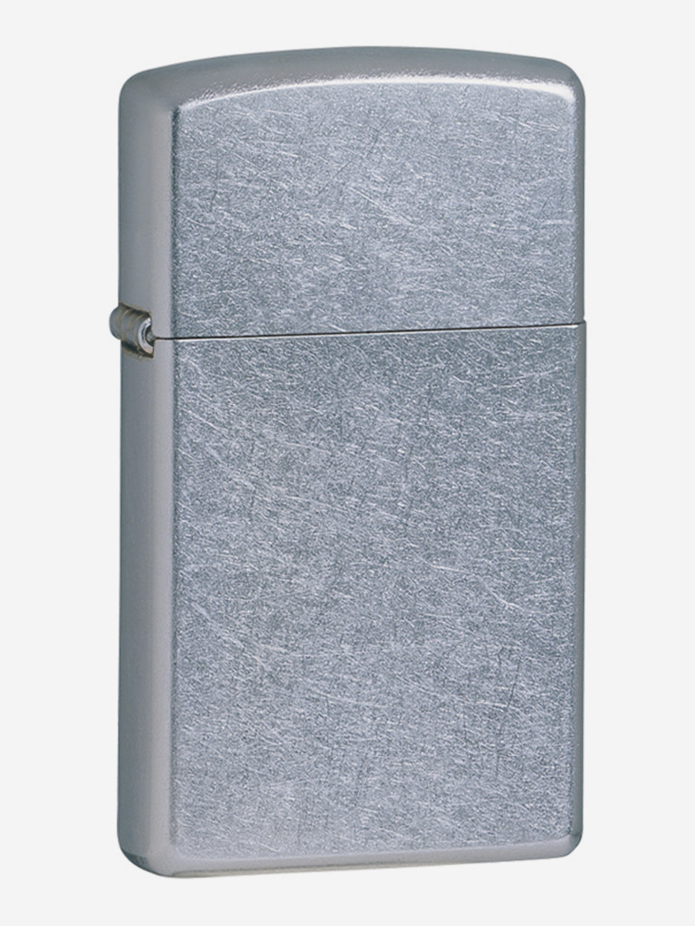 Зажигалка Zippo 1607 Slim Street Chrome, серебристая матовая