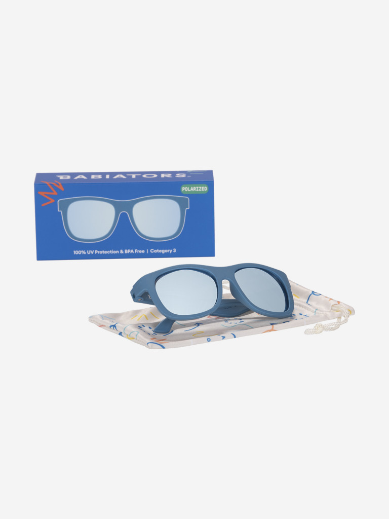 Солнцезащитные очки Babiators Polarized Navigator Сумеречный синий, размер 6+