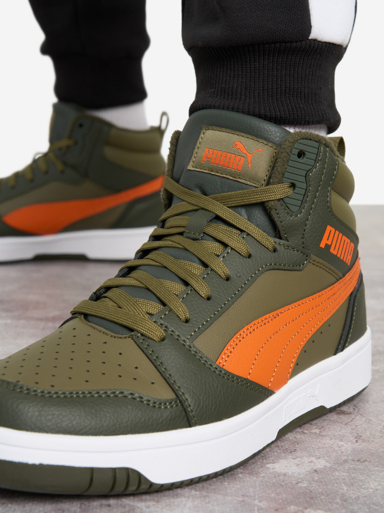 Кеды утепленные для мальчиков PUMA Rebound V6 Mid WTR Jr