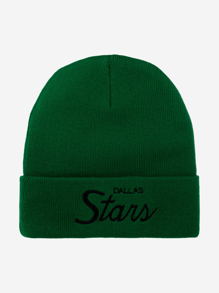 Шапка с отворотом MITCHELL NESS EU175-TEAMTALK-GRN Dallas Stars NHL (зеленый)