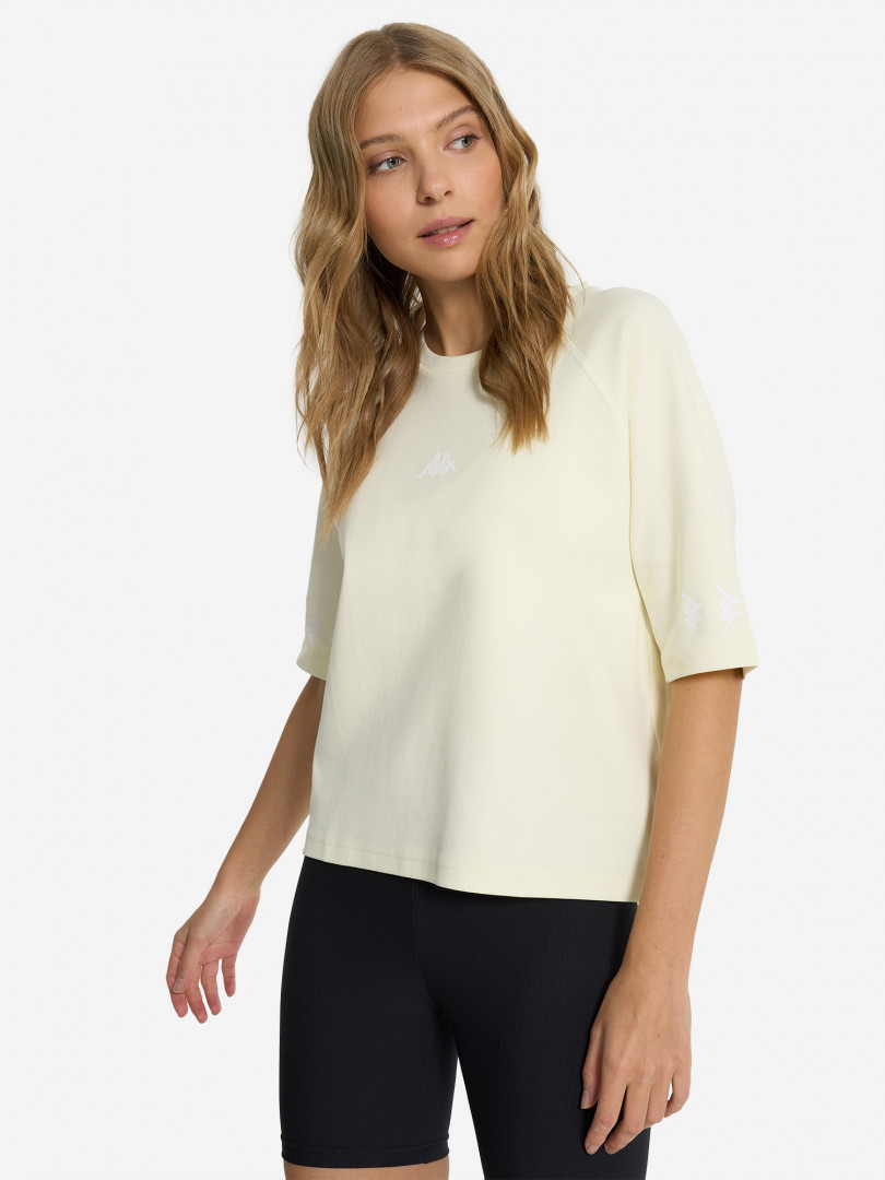 Футболка женская Kappa Желтый 999₽