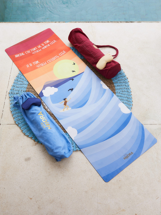 Коврик для йоги NiiDRA Создать себя классический