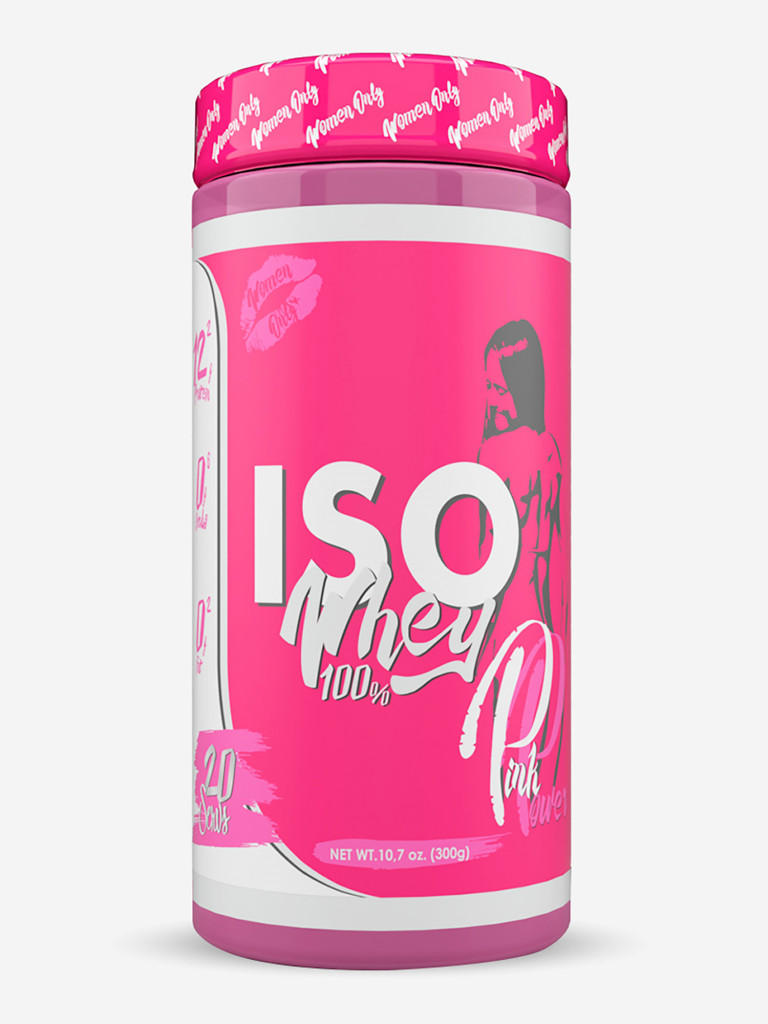 Сывороточный изолят PinkPower Iso Whey 100%, 300 г, Шоколад, Кокос (баунти), для похудения