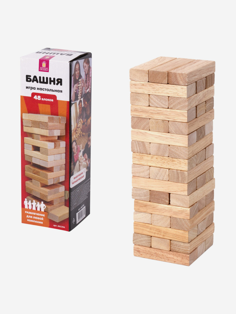 Игра настольная "БАШНЯ" ЗОЛОТАЯ СКАЗКА