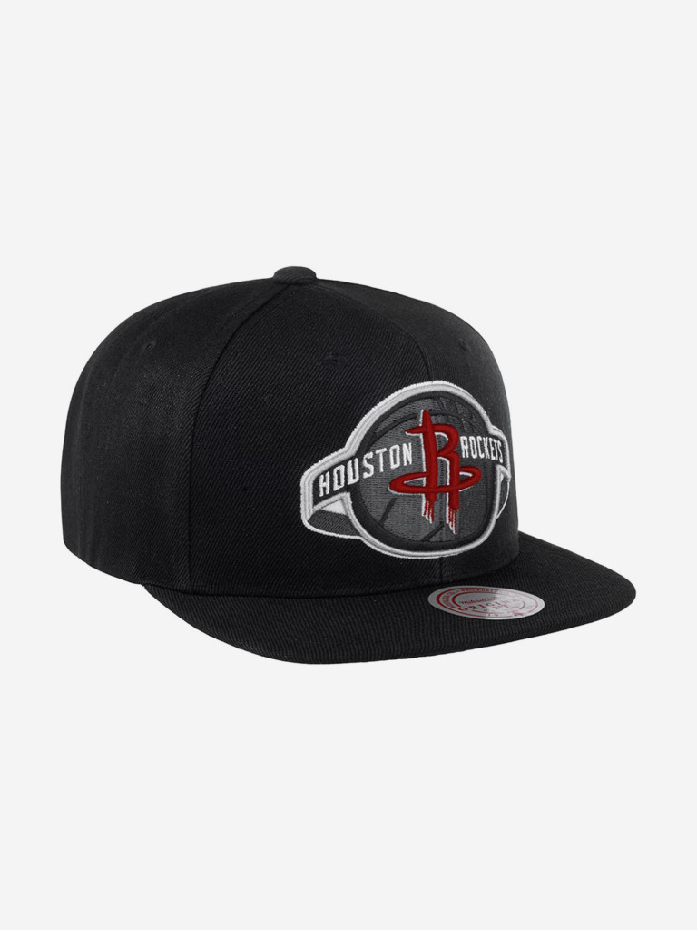 Бейсболка с прямым козырьком MITCHELL NESS 6HSSJS19078-HROBLCK Houston Rockets NBA