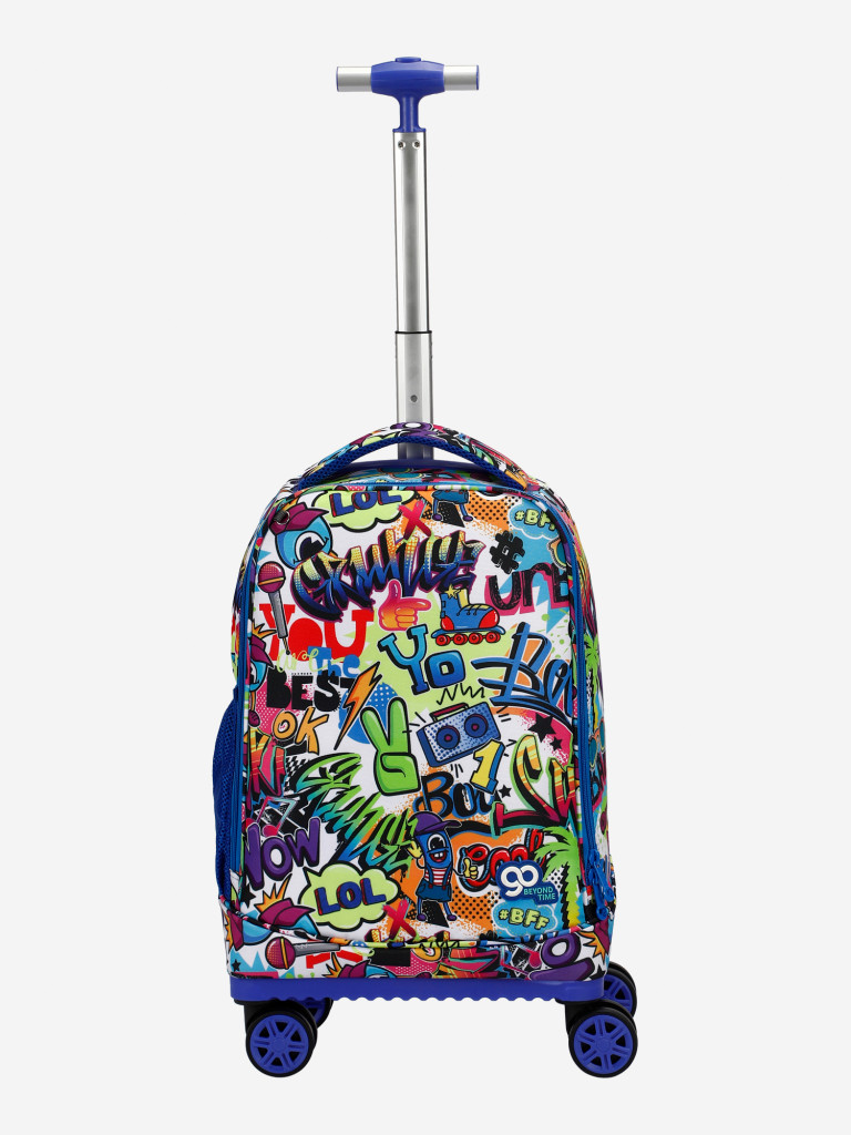Чемодан детский BEYOND TIME D08 Граффити синий