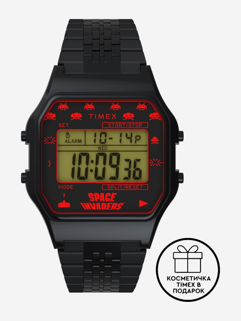 Спортивные часы TIMEX TW2V30200, Электронные, 34 мм, с подсветкой Indiglo