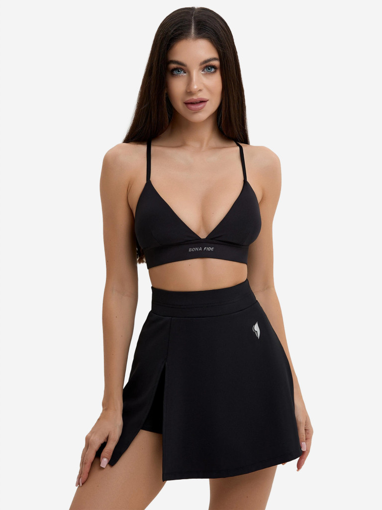 Юбка-шорты спортивная теннисная Bona Fide: Breeze skirt "Black"