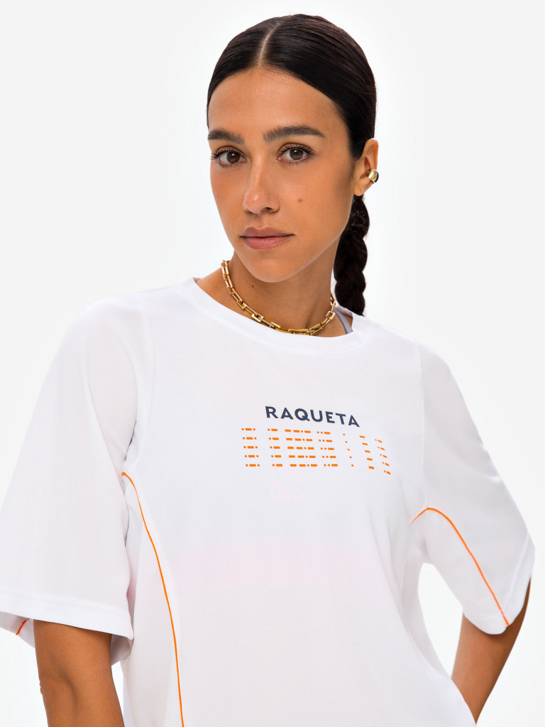 Футболка женская RAQUETA SPORT All in One White