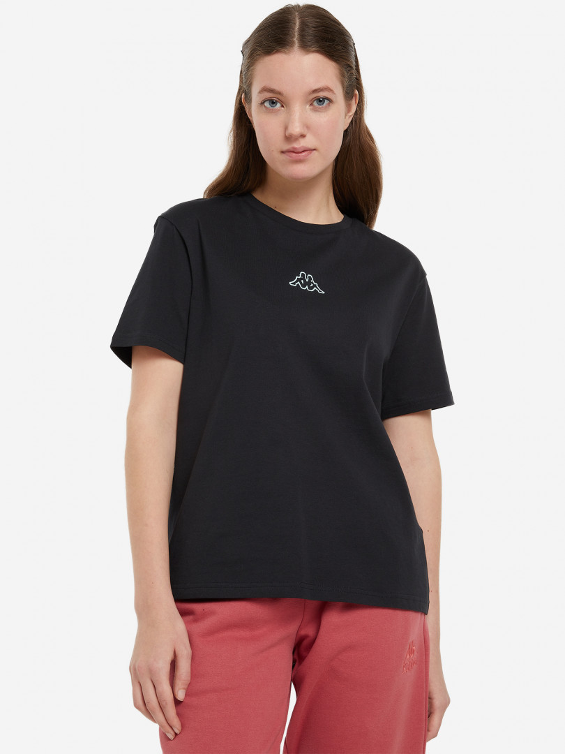 фото Футболка женская kappa, черный