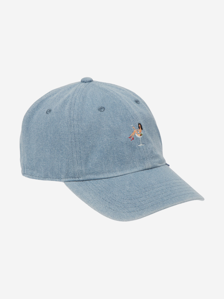 Бейсболка DJINNS 6 Panel Dad Cap Coloured Girl (голубой)