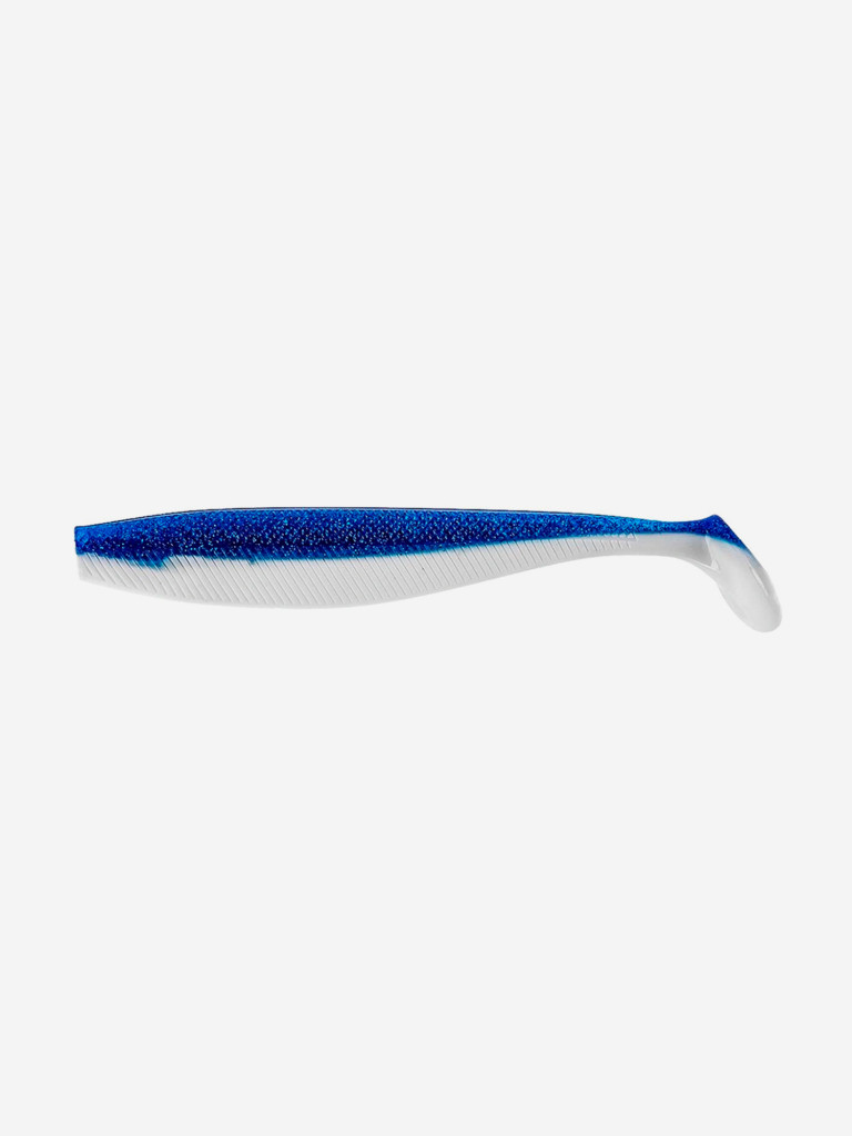 Мягкая приманка Helios Trofey, 5,5'' / 14 см, Blue Sparkles & White, 50 шт (HS-25-026-N)