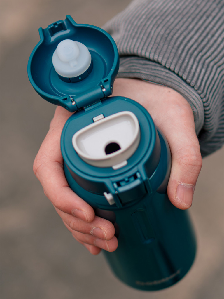 Термокружка ваккумная BOBBER Capsule 500 мл с закрытой питьевой системой темно-бирюзовый