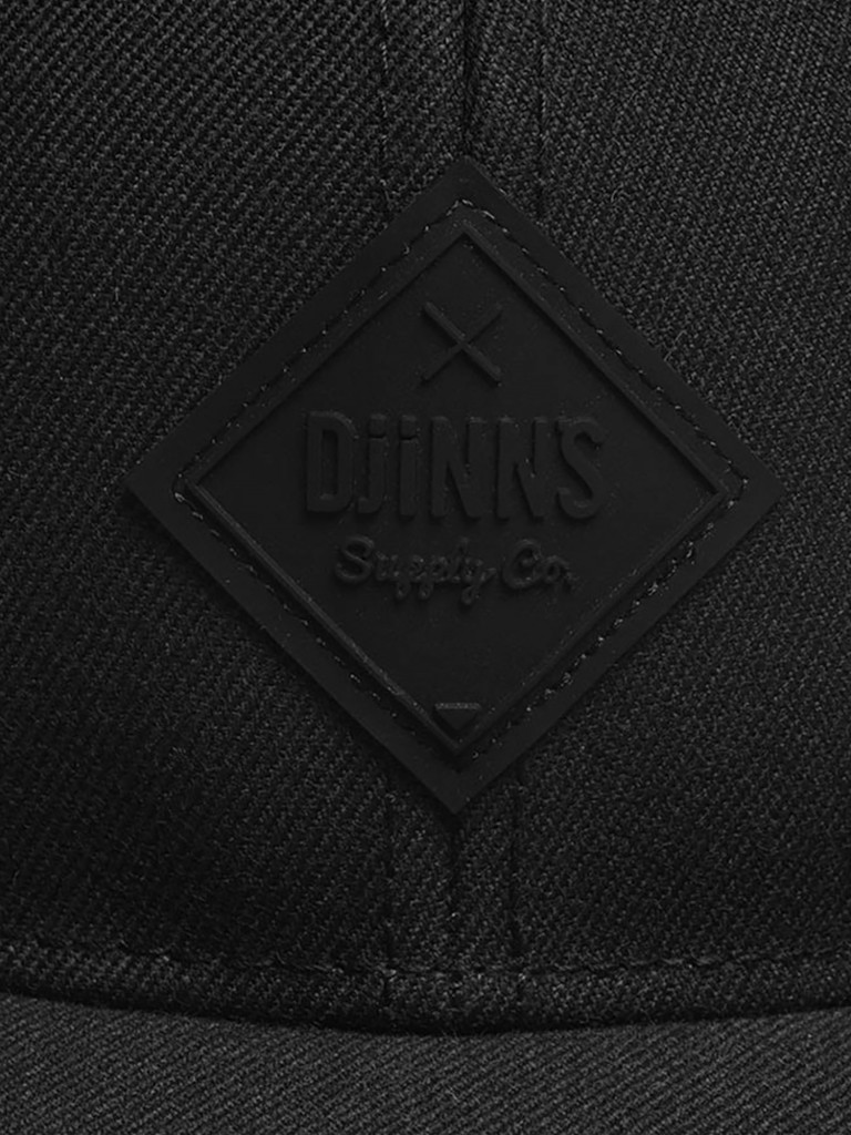 Бейсболка с прямым козырьком DJINNS 6P SB Monochrome (черный)