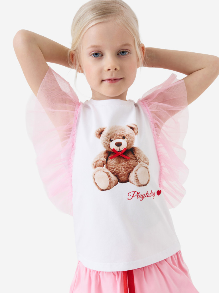 Футболка для девочки PlayToday