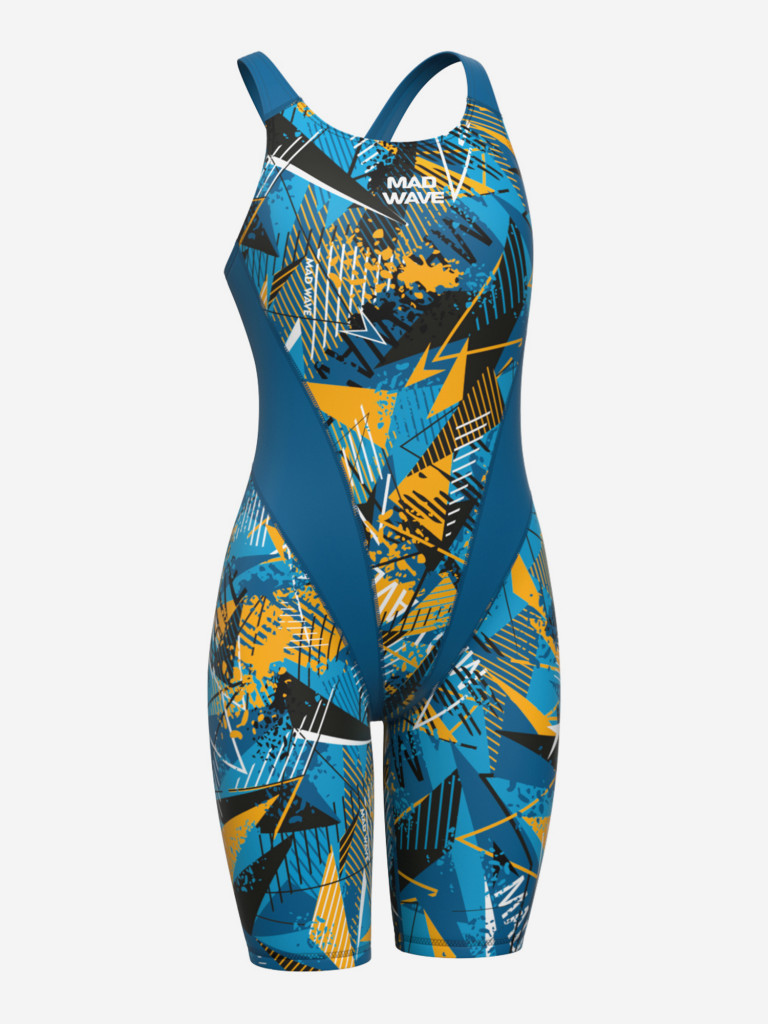 Юниорский купальник спортивный антихлор Mad Wave Kneeskin junior PBT H2
