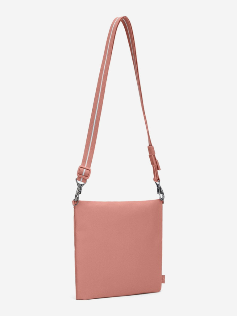 Сумка антивор Pacsafe GO crossbody pouch, розовый, 3,5 л.