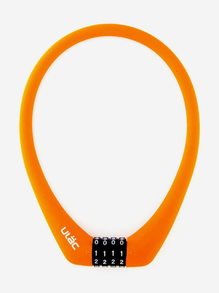 Велосипедный замок Ulac Prague Si Cable Lock Combo Orange