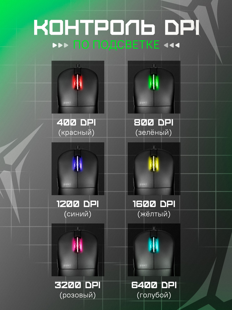 Игровая мышь ZONE 51 MIRROR
