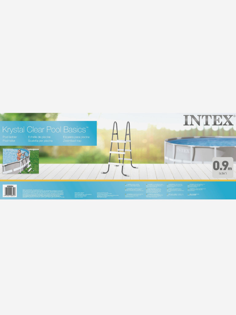 Лестница Intex 28064, для бассейнов высотой 91см