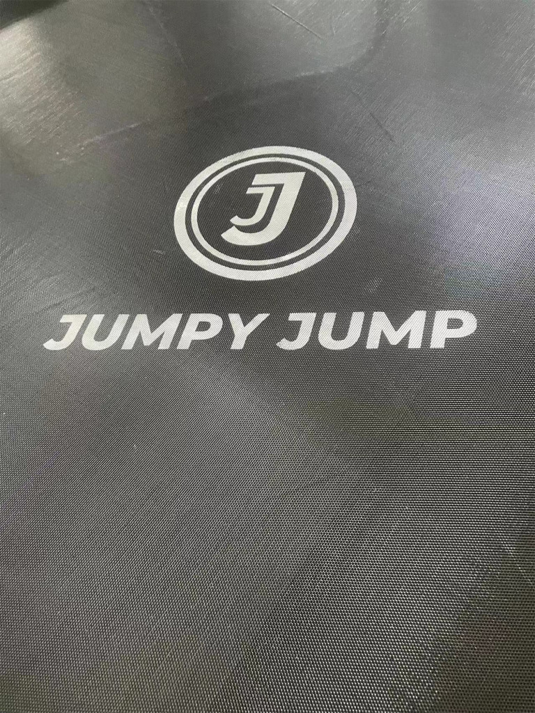 Батут детский каркасный JUMPY JUMP с защитной сеткой диаметр 244 см зеленый