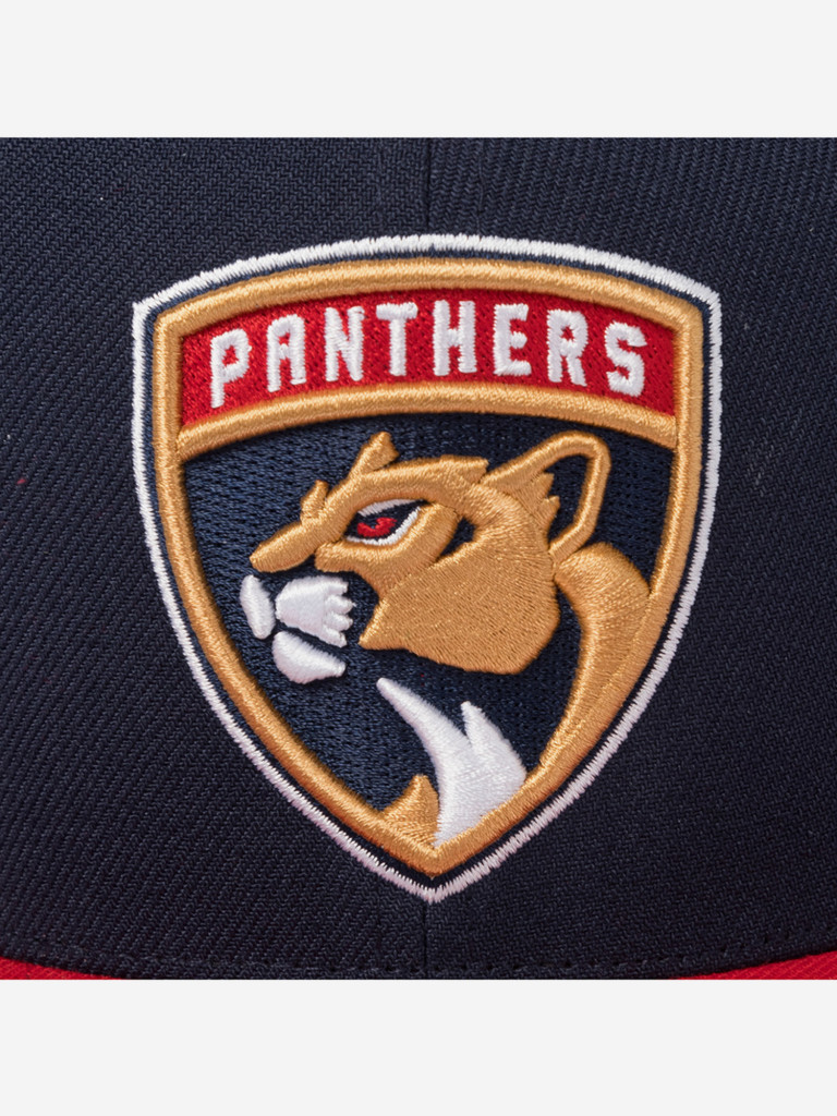 Бейсболка с прямым козырьком MITCHELL NESS HHSS5367-FPTYYPPPNYRD Florida Panthers NHL
