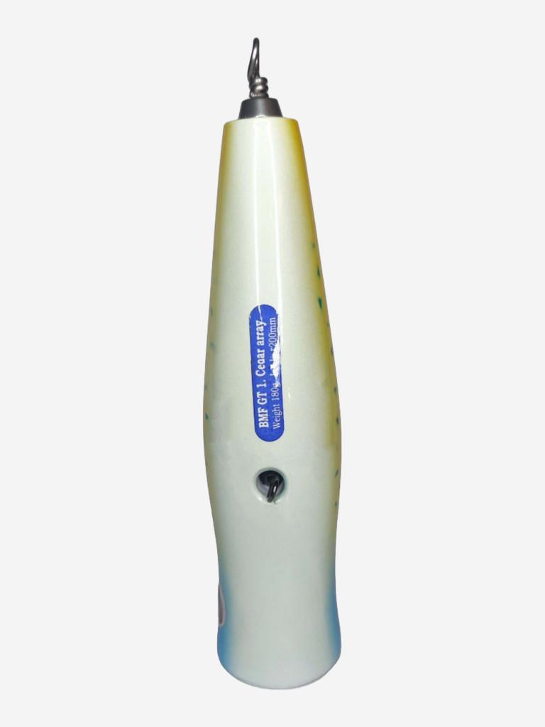 Поппер Blue Marlin GT1 Yel 200 мм 180 гр для ловли хищника