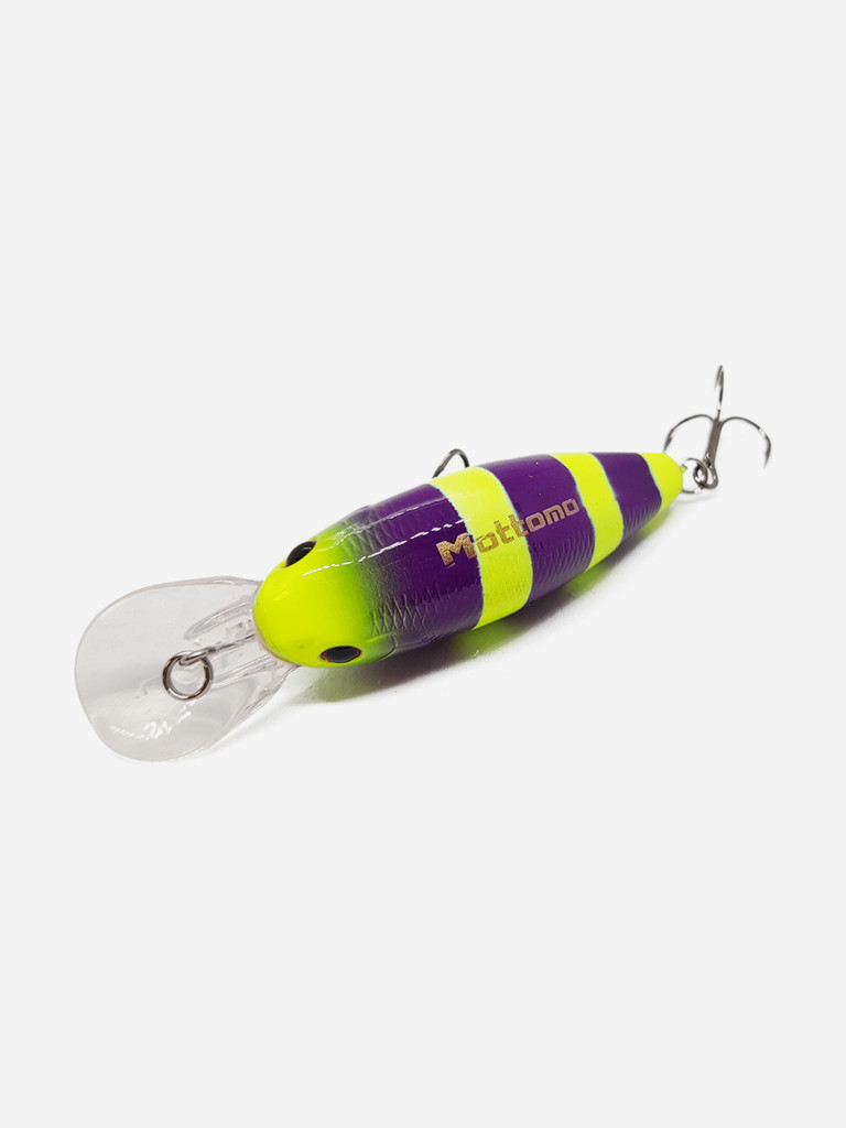 Воблер Mottomo DJ Crank 52F 8g Violet Chartreuse