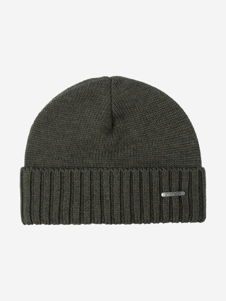 Шапка с отворотом STETSON 8589303 BEANIE MERINO