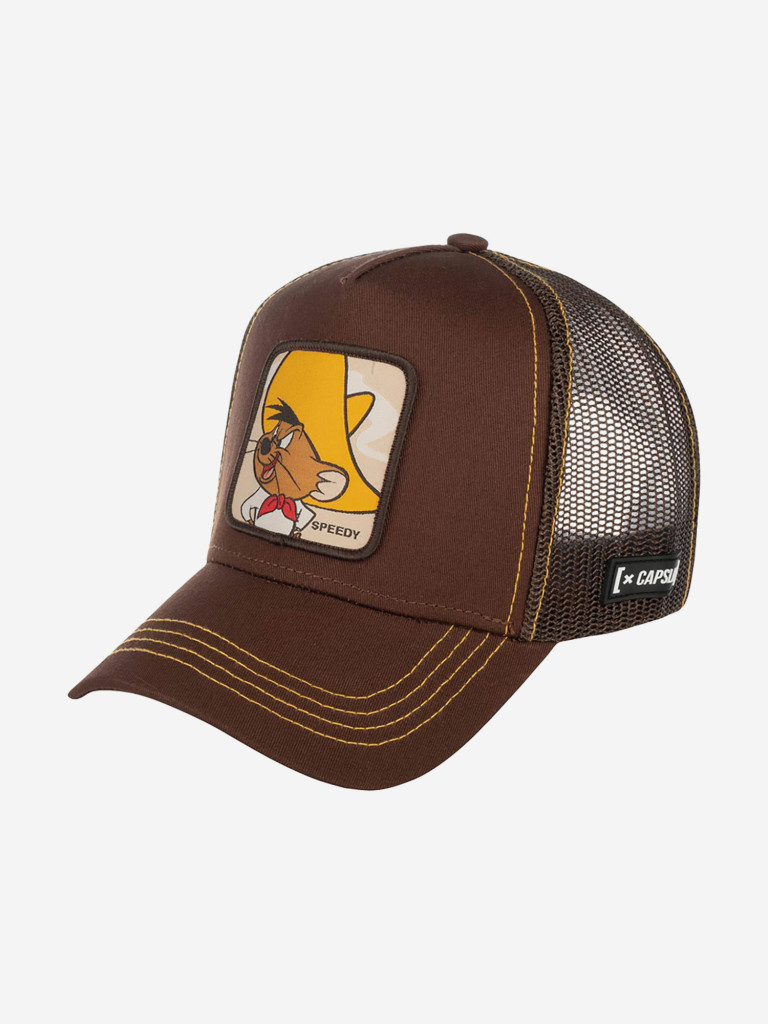 Бейсболка с сеточкой CAPSLAB CL/LOO2/1/SPE1 Looney Tunes Speedy Gonzales (коричневый)