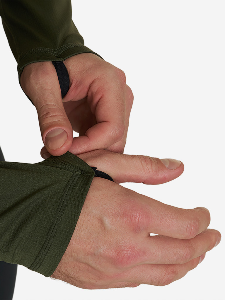 Лонгслив мужской HUT VORGA для охоты, хаки